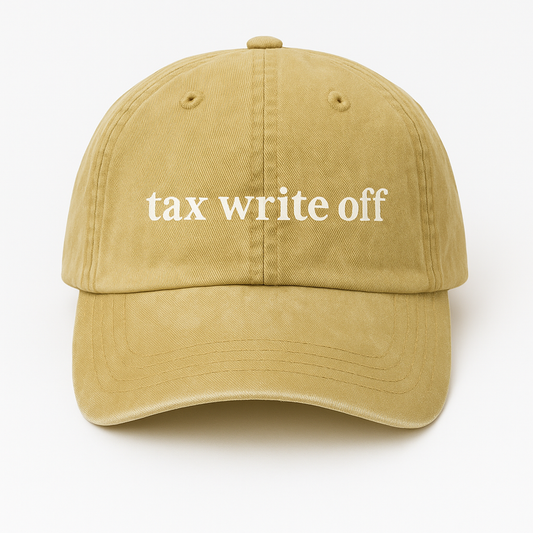 Tax Write Off Hat