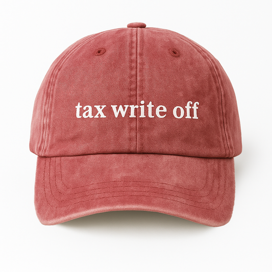 Tax Write Off Hat