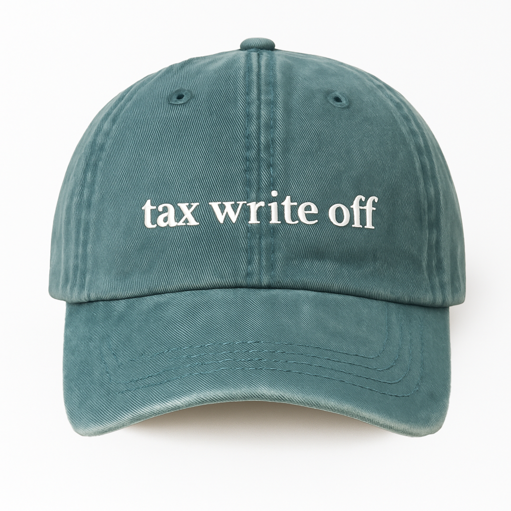 Tax Write Off Hat