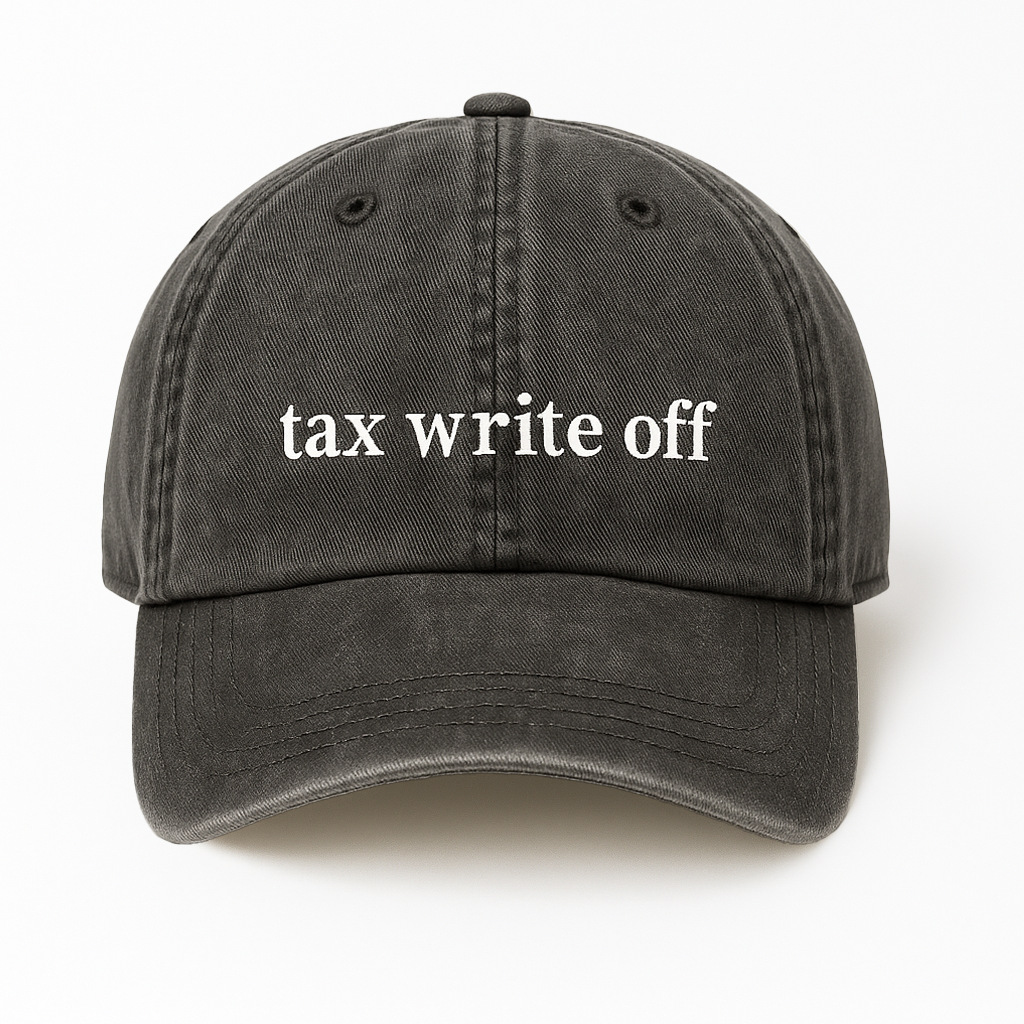 Tax Write Off Hat